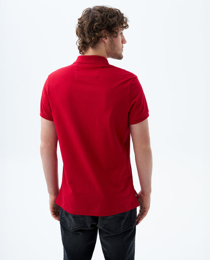Camiseta Polo Americanino 800B703 Slim Fit Rojo
