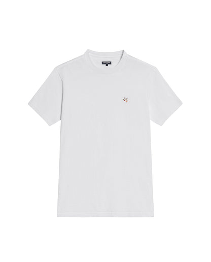 Camiseta Cuello Redondo Chevignon 649G001 Slim Fit Blanco