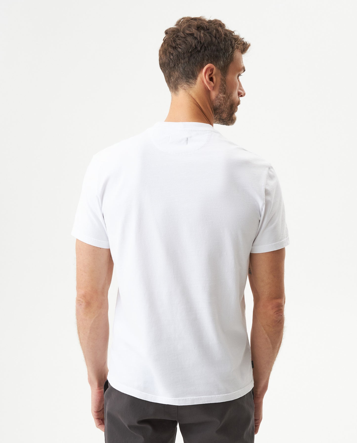 Camiseta Cuello Redondo Chevignon 649G001 Slim Fit Blanco