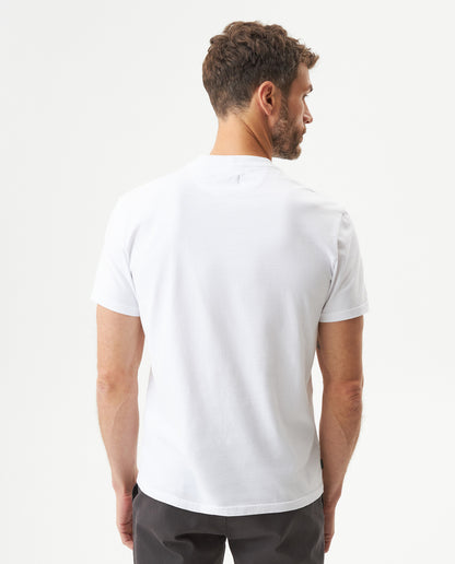 Camiseta Cuello Redondo Chevignon 649G001 Slim Fit Blanco