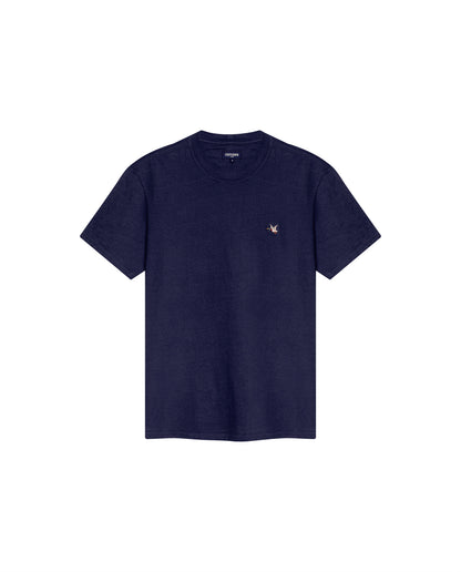 Camiseta Cuello Redondo Chevignon 649G001 Slim Fit Azul Marino