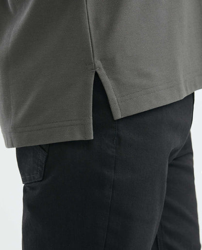 Camiseta Polo Chevignon 609E000 Classic Fit Gris Oscuro