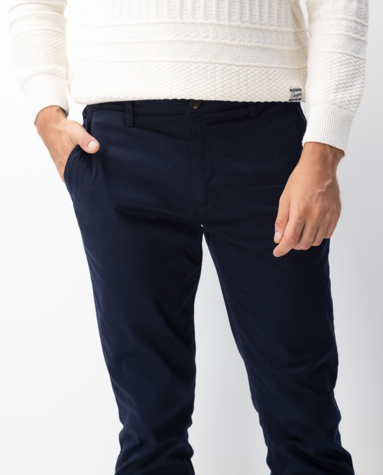 Pantalon Hombre Chevignon 6308001 Khakis Rocket Azul Oscuro