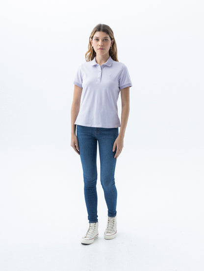 Camiseta Dama Americanino 600D007 Basica Polo Lila