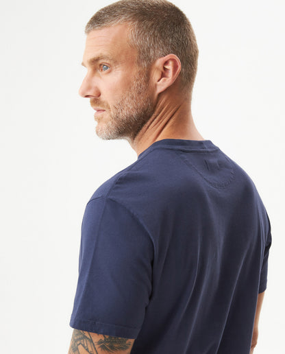 Camiseta Cuello Redondo Chevignon 649G001 Slim Fit Azul Marino