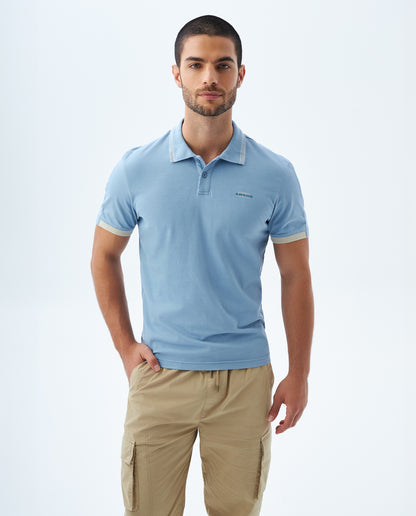 Camiseta Polo Americanino 809F000 Slim Fit Azul