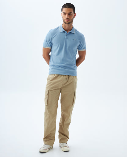 Camiseta Polo Americanino 809F000 Slim Fit Azul