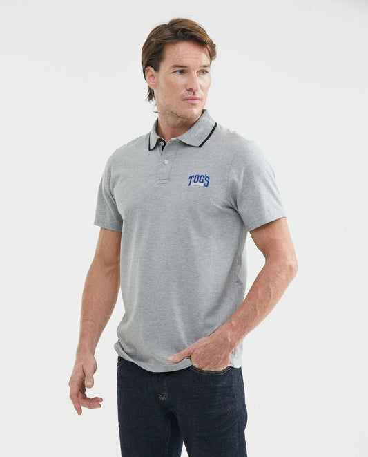 Camiseta Polo Chevignon 601F061 Slim Fit Gris Fundido Medio
