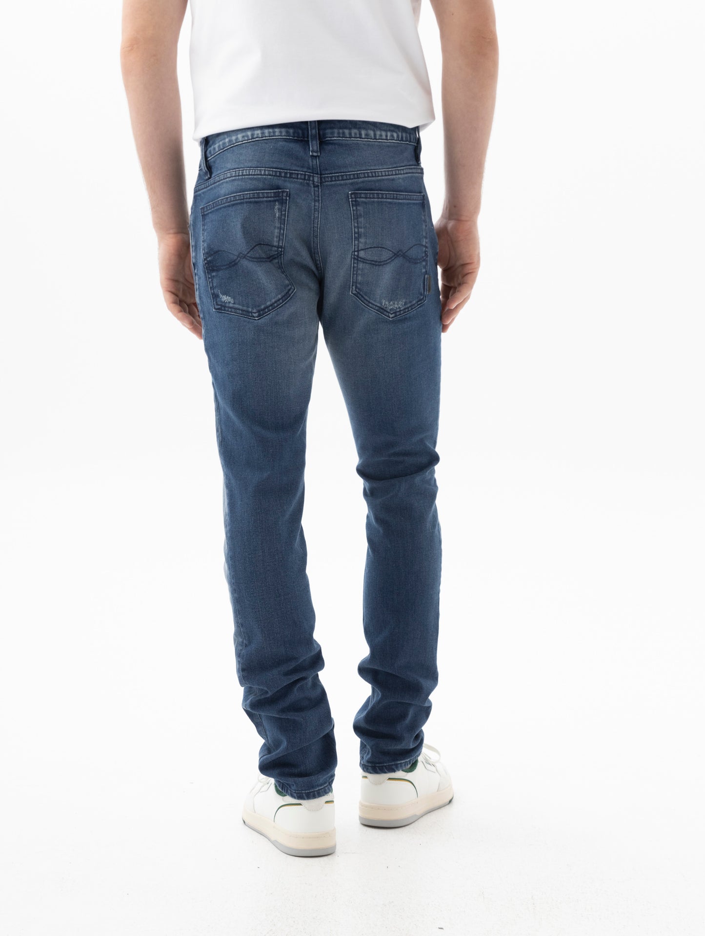 Jean Hombre Americanino 530F801 Oregon Slim & Straight Azul Medio