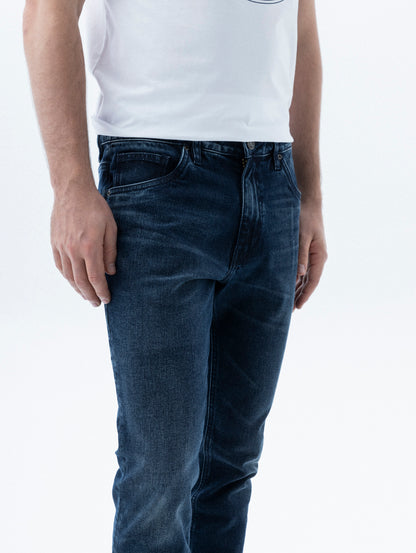 Jean Hombre Americanino 530F800 Oregon Slim & Straight Azul Oscuro