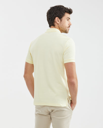 Camiseta Polo Chevignon 601F000 Classic Fit Amarillo Claro