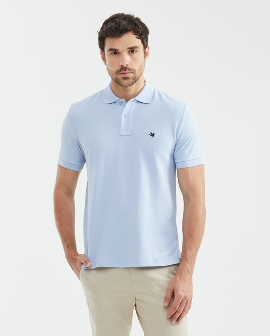 Camiseta Polo Chevignon 601F000 Classic Fit Azul Claro