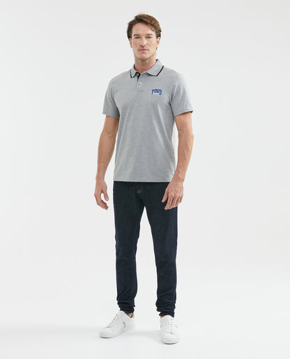 Camiseta Polo Chevignon 601F061 Slim Fit Gris Fundido Medio