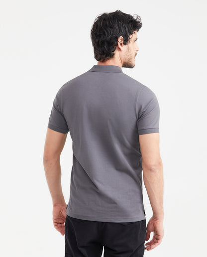 Camiseta Polo Chevignon 601G001 Slim Fit Gris Oscuro