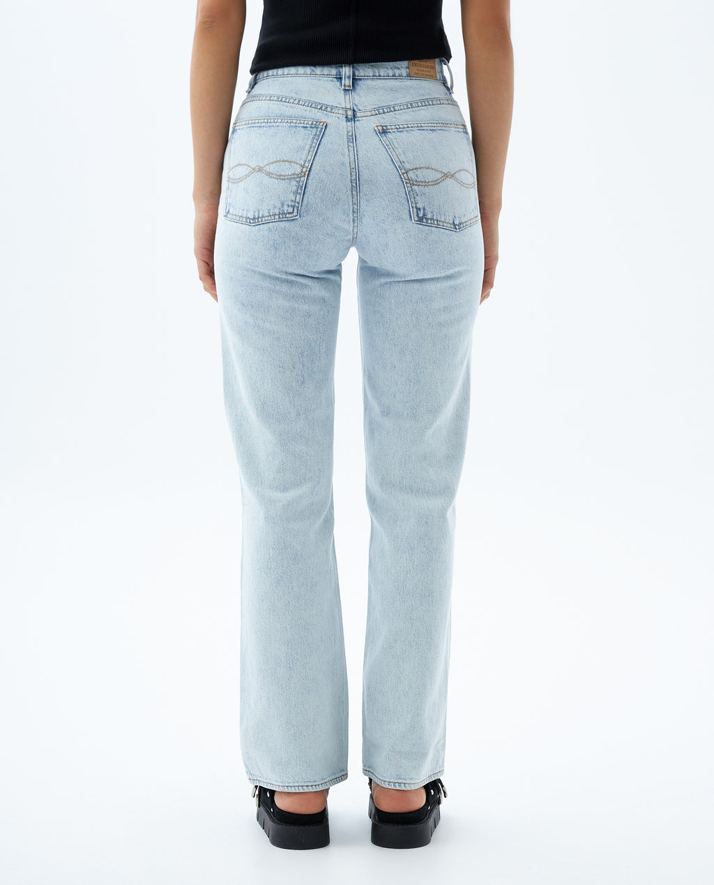 Jean Dama Americanino 330D906 Straigth Linea Azul Claro
