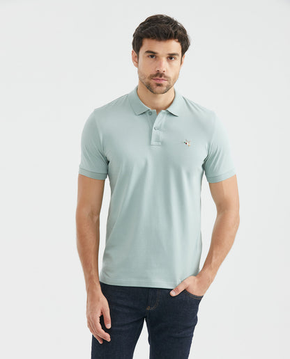 Camiseta Polo Chevignon 601F001 Slim Fit Verde Claro