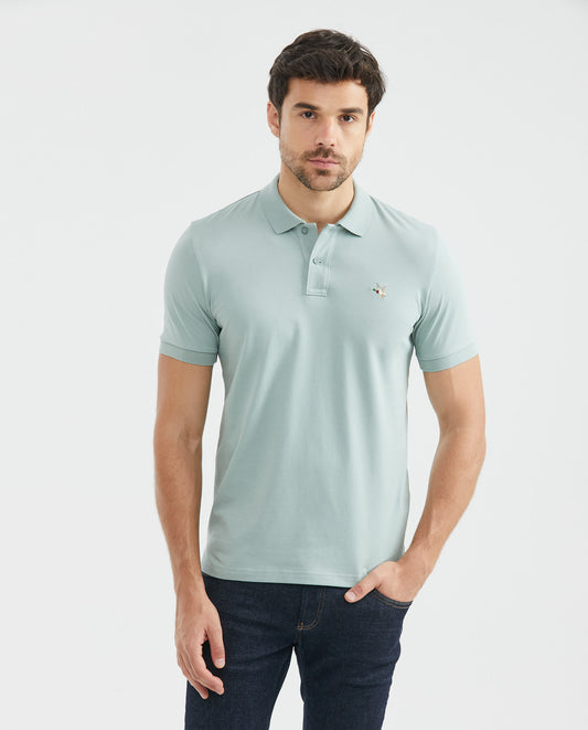 Camiseta Polo Chevignon 601F001 Slim Fit Verde Claro