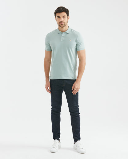 Camiseta Polo Chevignon 601F001 Slim Fit Verde Claro
