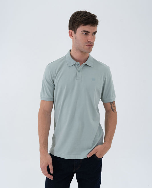 Camiseta Polo Americanino 800G004 Slim Fit Verde Claro