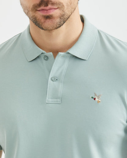 Camiseta Polo Chevignon 601F001 Slim Fit Verde Claro