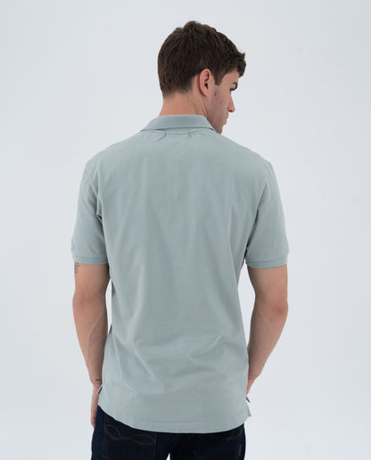Camiseta Polo Americanino 800G004 Slim Fit Verde Claro