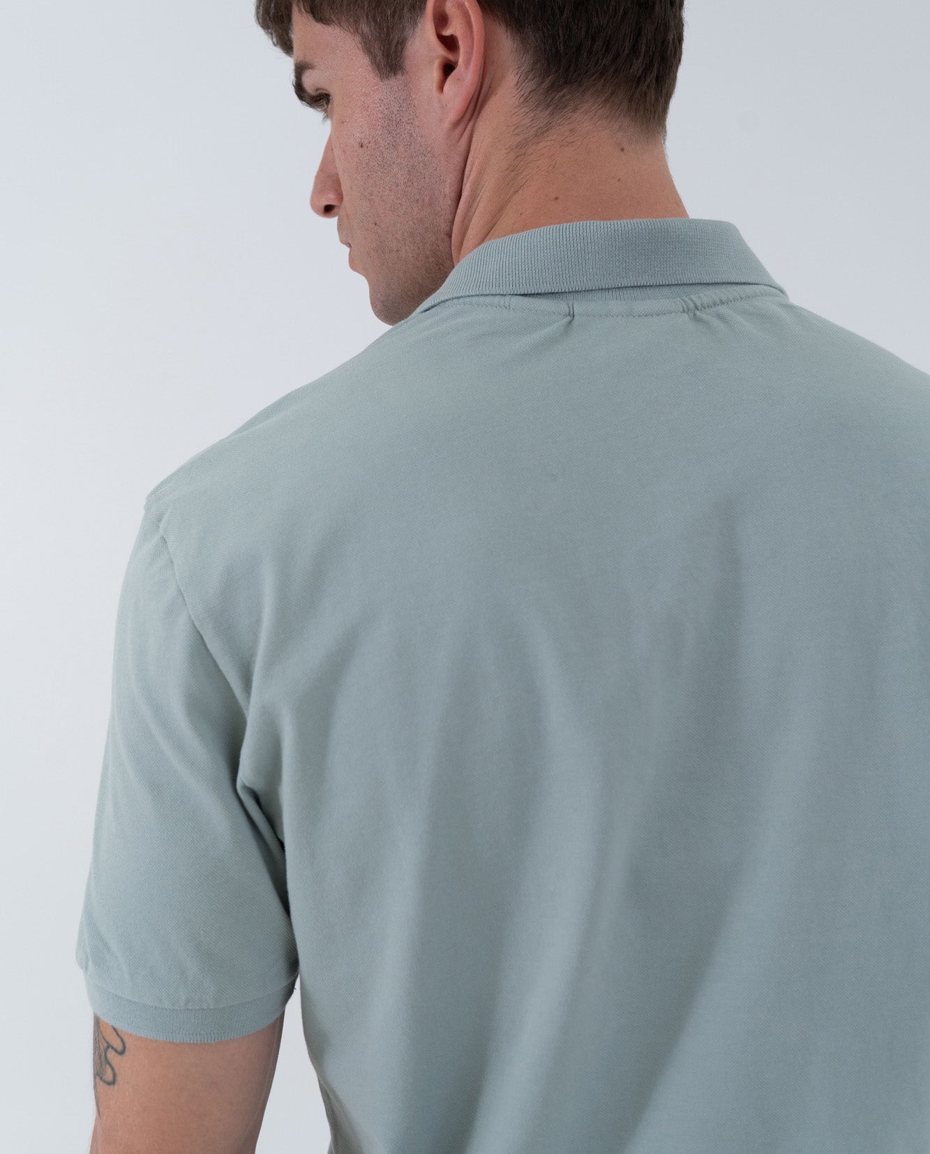 Camiseta Polo Americanino 800G004 Slim Fit Verde Claro