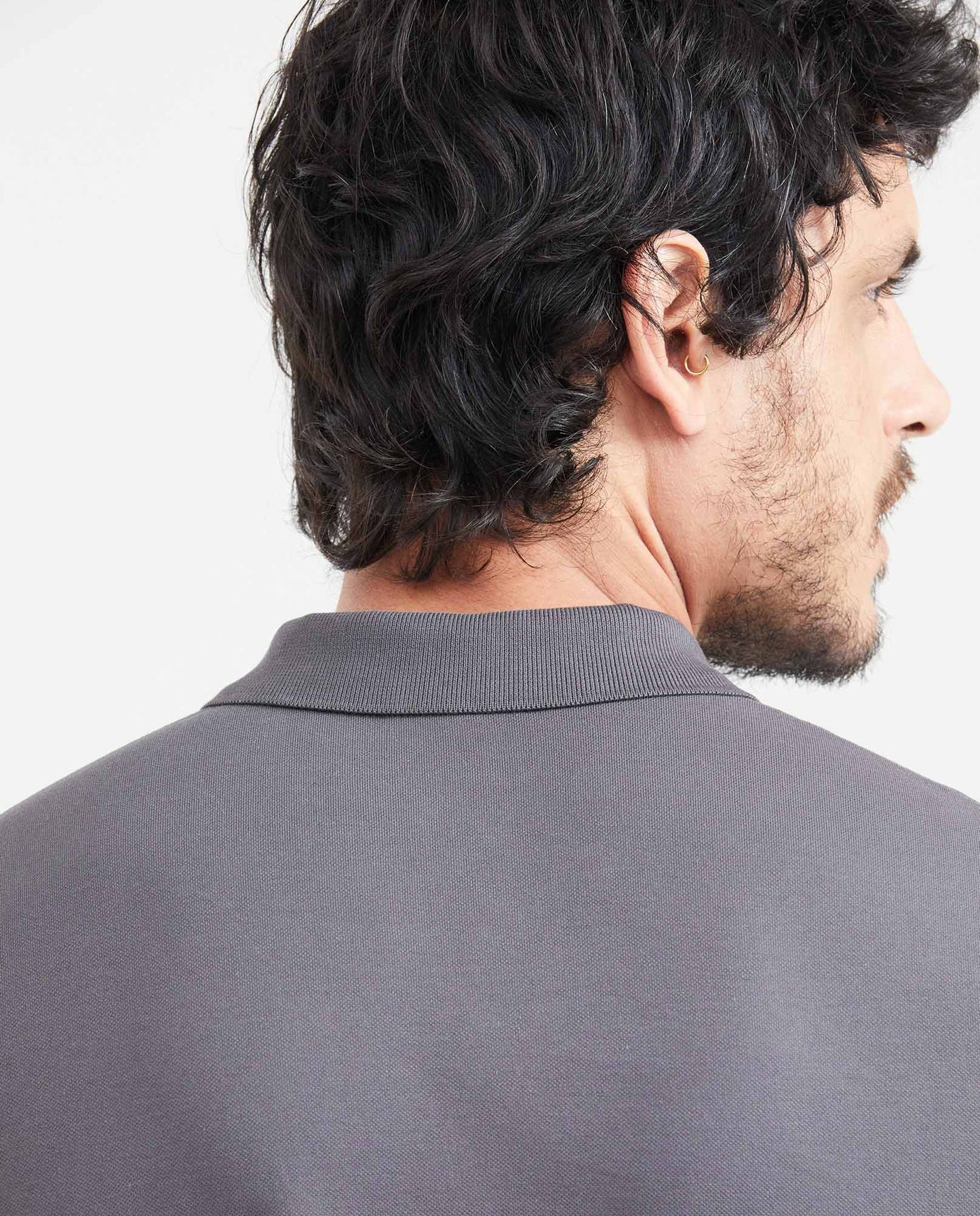 Camiseta Polo Chevignon 601G001 Slim Fit Gris Oscuro