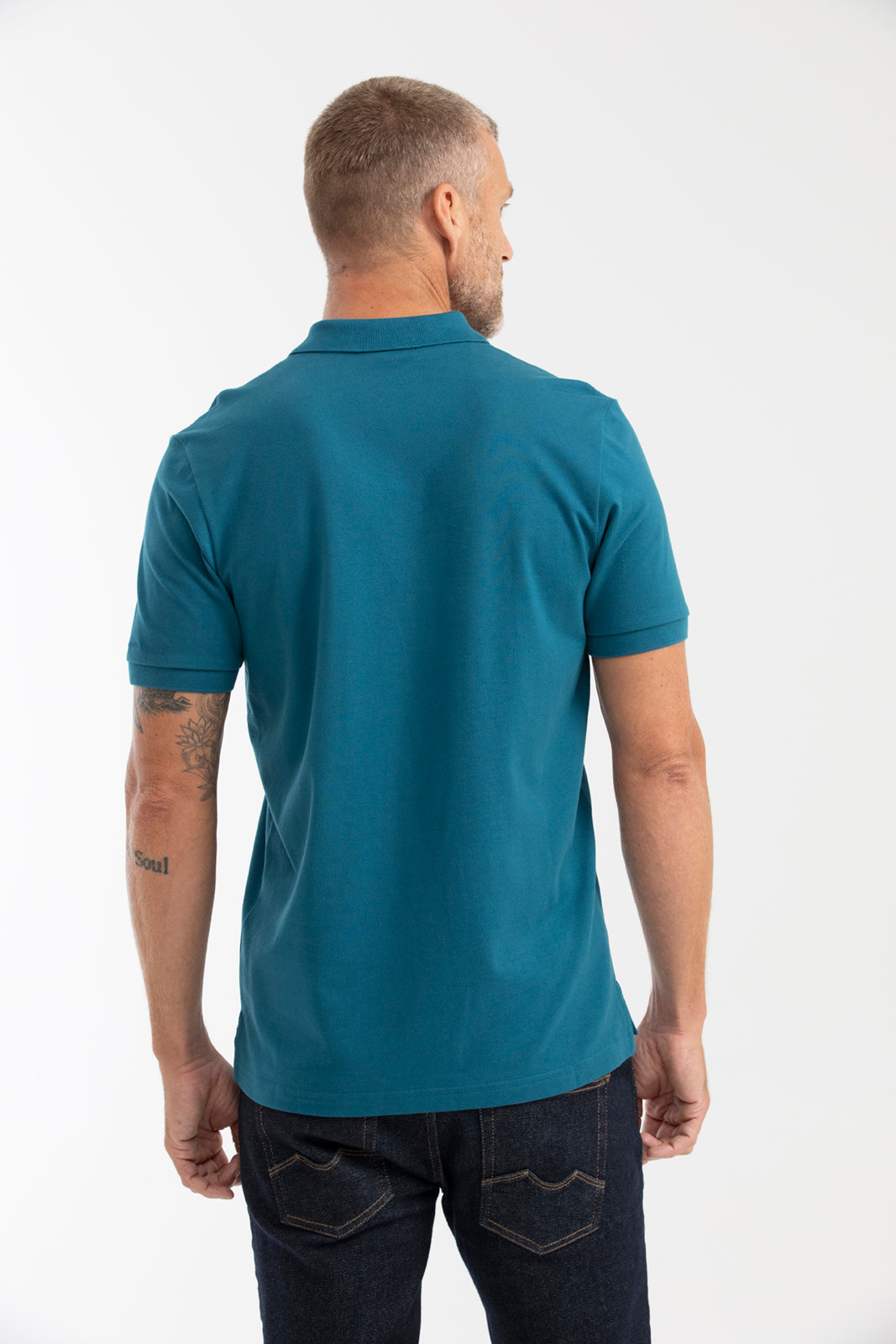 Camiseta Polo Chevignon 602G001 Slim Fit Azul Huracan Oscuro