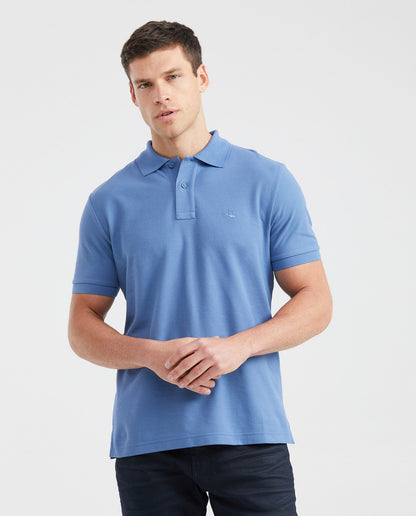 Camiseta Polo Chevignon 601G000 Classic Fit Azul Mezclilla Medio