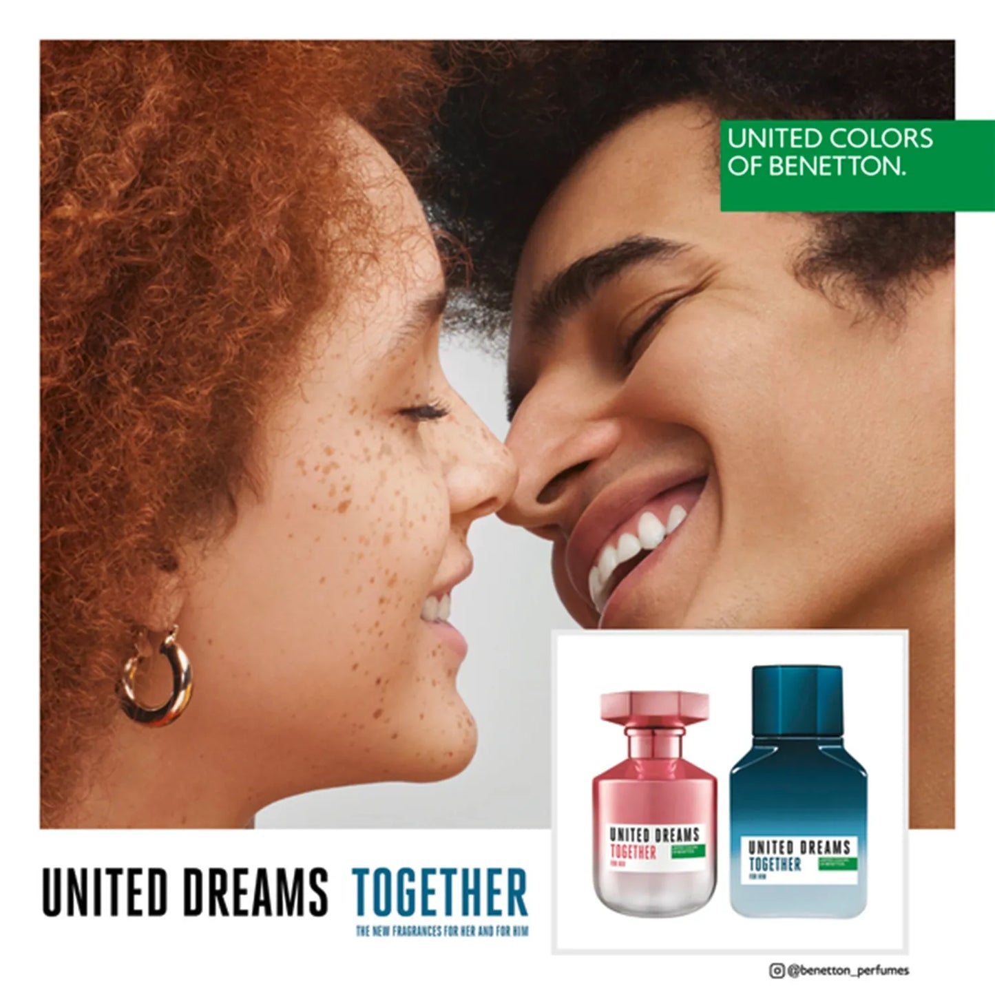 Perfume Benetton United Dreams Together For Him Set (EDT100ml+Deo150ml)
